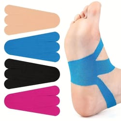 10-piece pre-cut elastic foot support kinesiology tape for high-performance athletic recovery