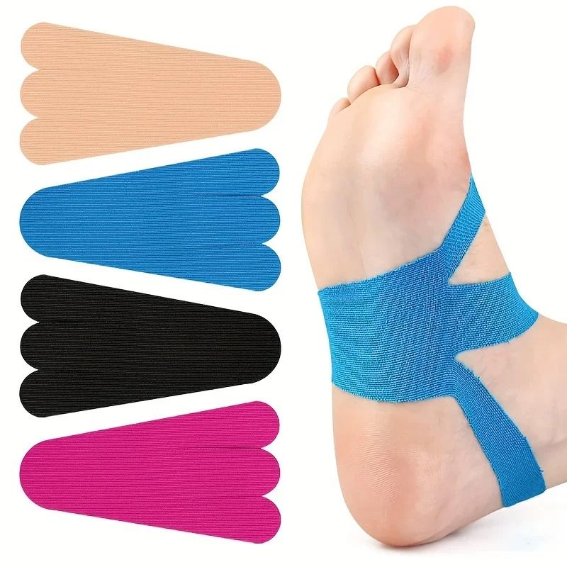 10Piece PreCut Elastic Foot Support Kinesiology Tape For HighPerformance Athletic Recovery 0