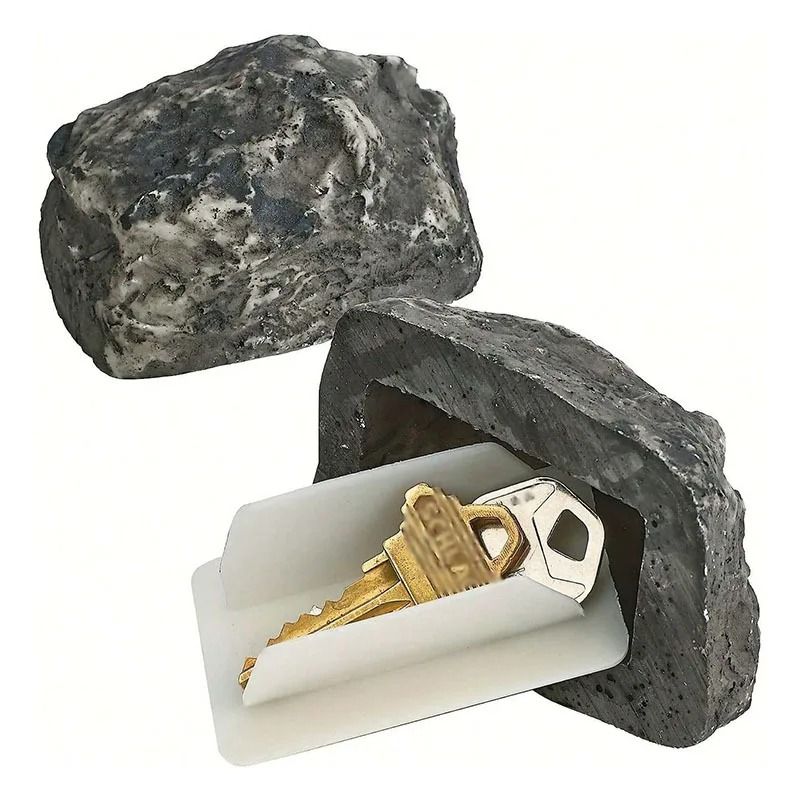 Outdoor Simulation Rock Key Hider And HighPerformance Hidden Garden Storage Ornament 1