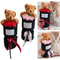 Romantic Teddy Bear Rose Bouquet And HighPerformance Artificial Floral Gift System 0