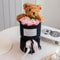 Romantic Teddy Bear Rose Bouquet And HighPerformance Artificial Floral Gift System 7