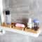 Natural Bamboo Soap Dish And HighPerformance Drainage Countertop Storage System 3