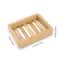 Natural Bamboo Soap Dish And HighPerformance Drainage Countertop Storage System 5