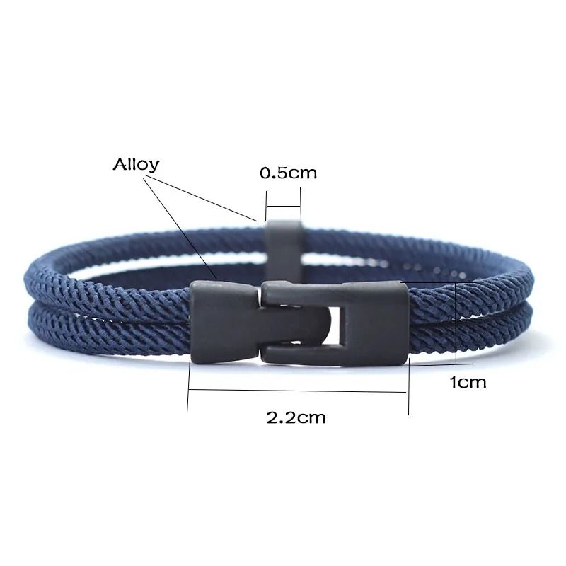 Fashion DoubleLayer Thread Bracelet And HighPerformance Detachable Stackable Wrist Architecture 1
