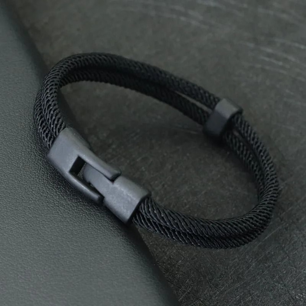 Fashion DoubleLayer Thread Bracelet And HighPerformance Detachable Stackable Wrist Architecture 3