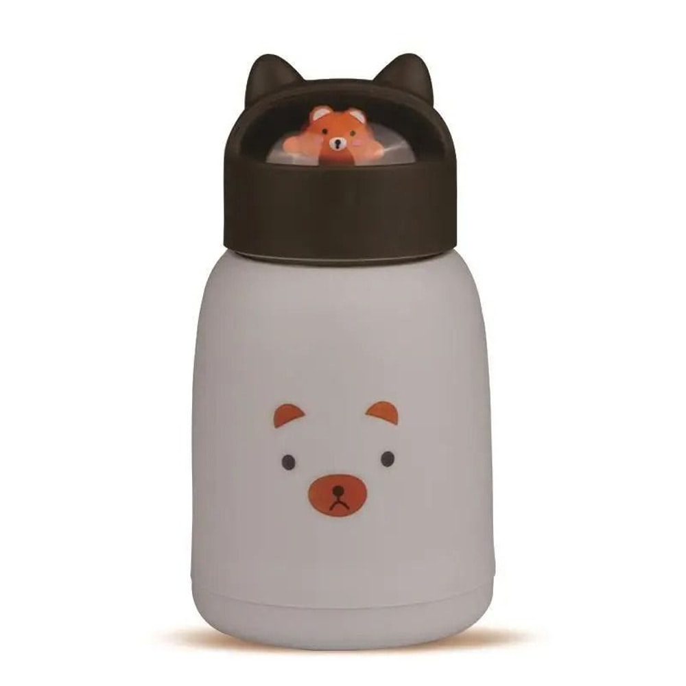 INS Cartoon Animal Water Bottle And HighPerformance ThreeDimensional Cute Big Belly Portable Cup 9