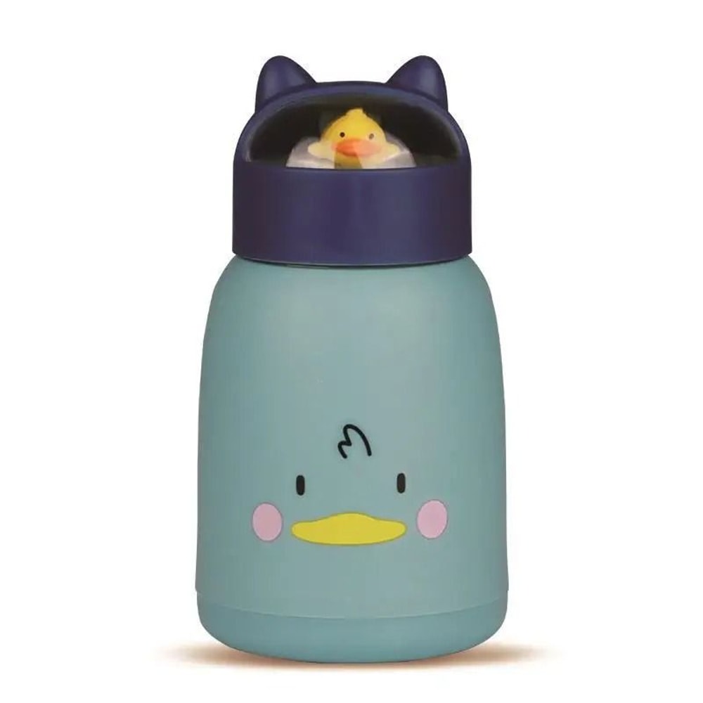 INS Cartoon Animal Water Bottle And HighPerformance ThreeDimensional Cute Big Belly Portable Cup 7