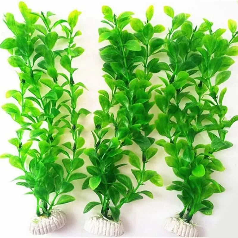 25cm Artificial Plastic Green Grass And HighPerformance Aquatic Plant Landscaping 3