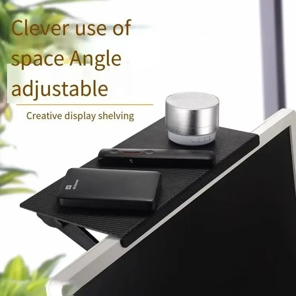 Adjustable TV Screen Top Storage Shelf And HighPerformance Computer Desktop Display Stand 2