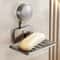 NoDrill WallMounted Soap Storage Shelf And HighPerformance Suction Cup Drain Rack 4