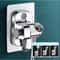 360 Adjustable Shower Head Holder And HighPerformance SelfAdhesive Handheld Bracket 4
