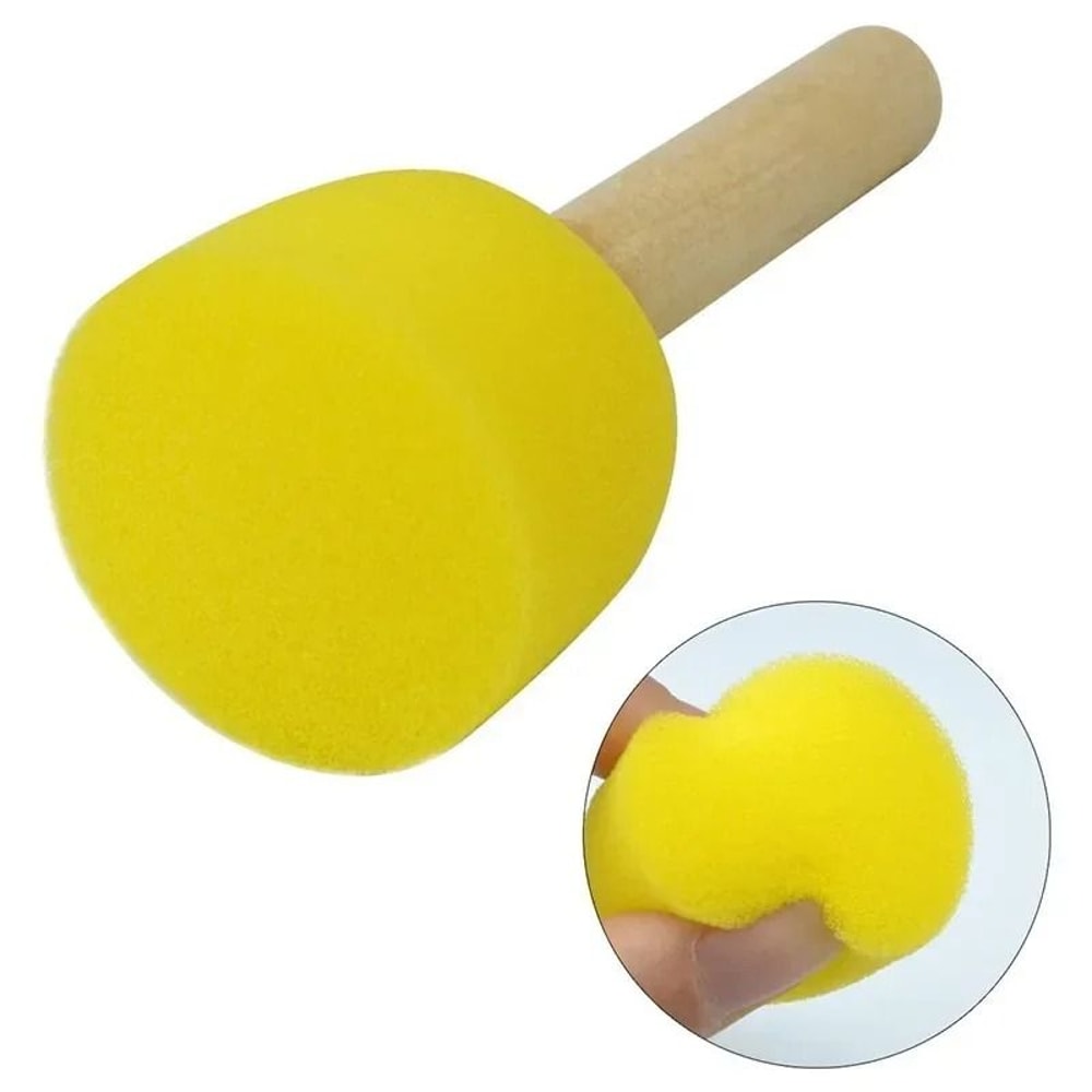 Round Sponge Brush Set And HighPerformance Pottery Drawing Rod Architecture 3