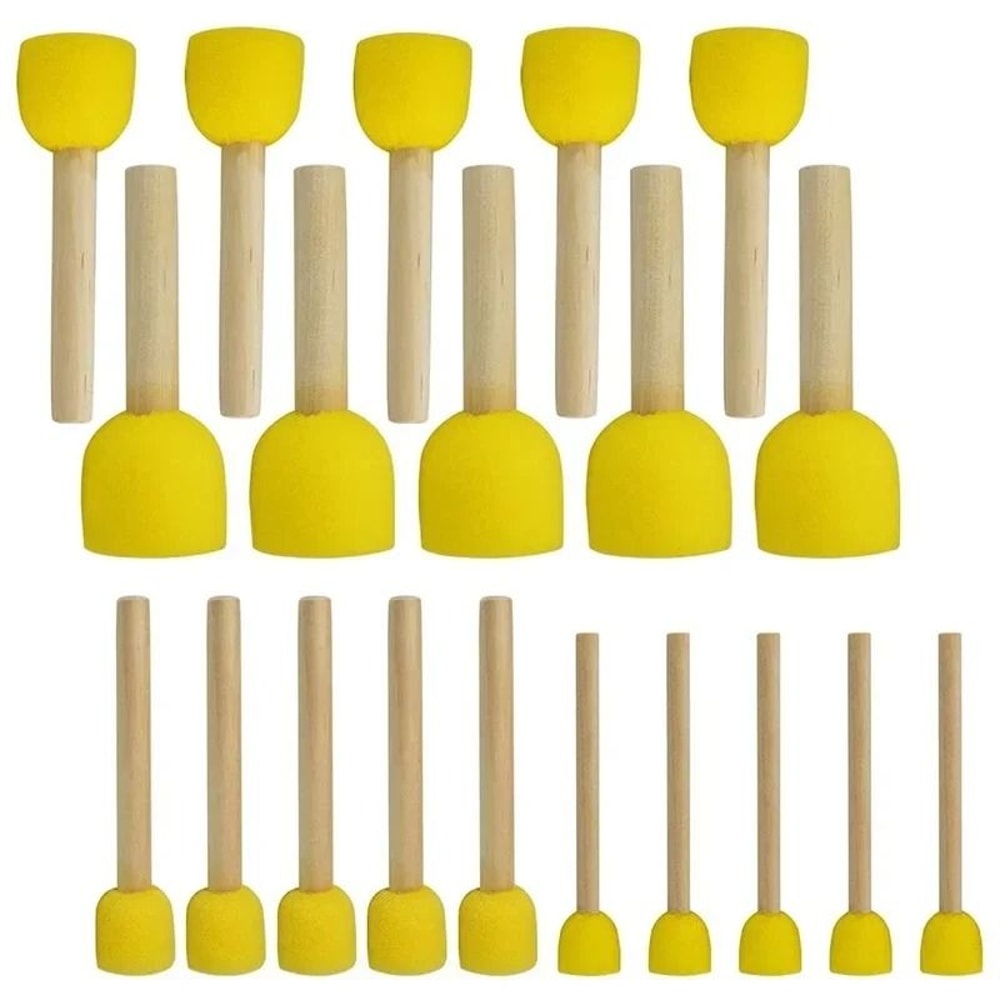 Round Sponge Brush Set And HighPerformance Pottery Drawing Rod Architecture 4