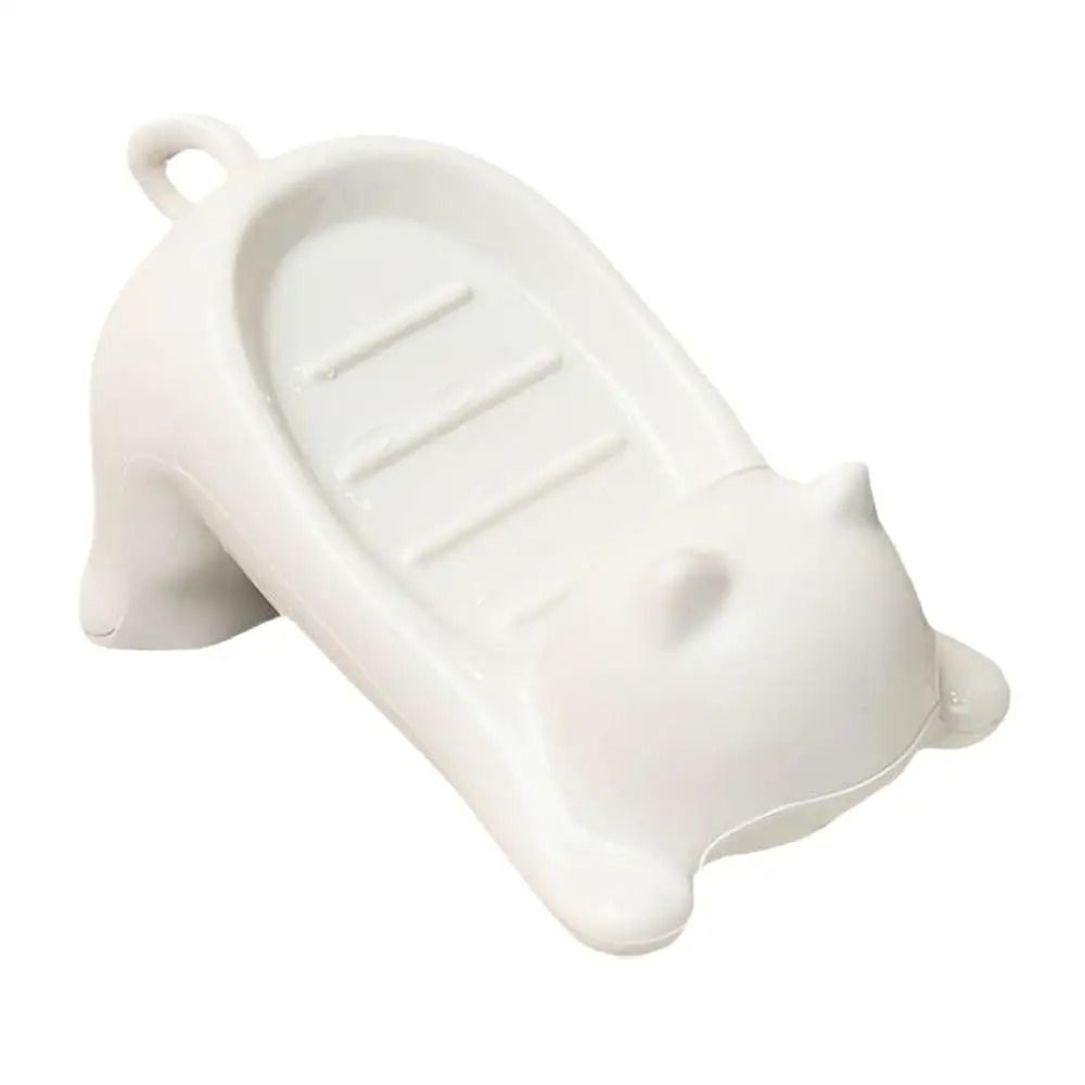 Cute Cartoon Cat Soap Dish With HighPerformance Drainage Architecture 6