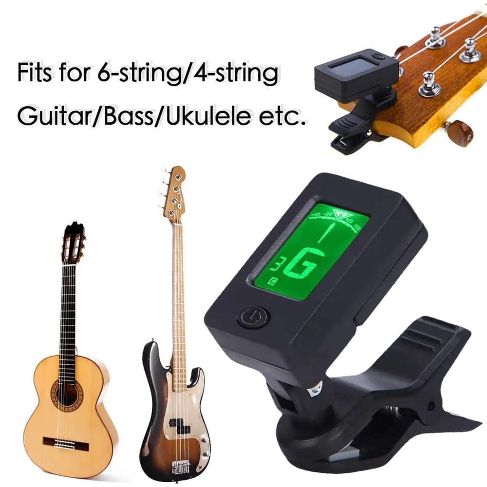 ClipOn 360 Digital Guitar Tuner And HighPerformance LCD Tuning Architecture 2