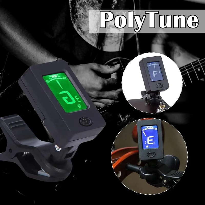 ClipOn 360 Digital Guitar Tuner And HighPerformance LCD Tuning Architecture 3