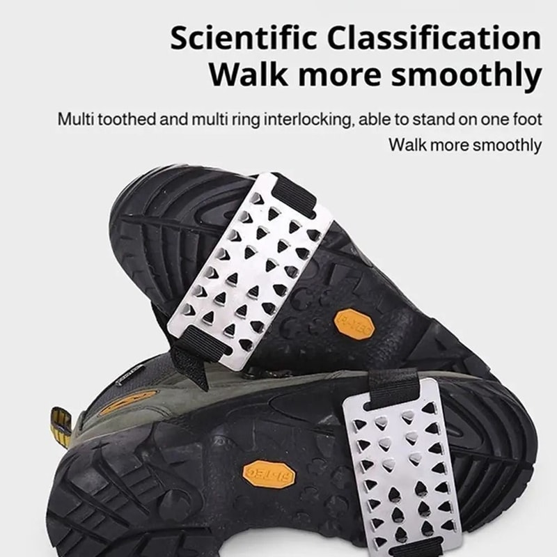 Adjustable Stainless Steel Snow Claw Ice Grippers And HighPerformance Winter Traction Architecture 3