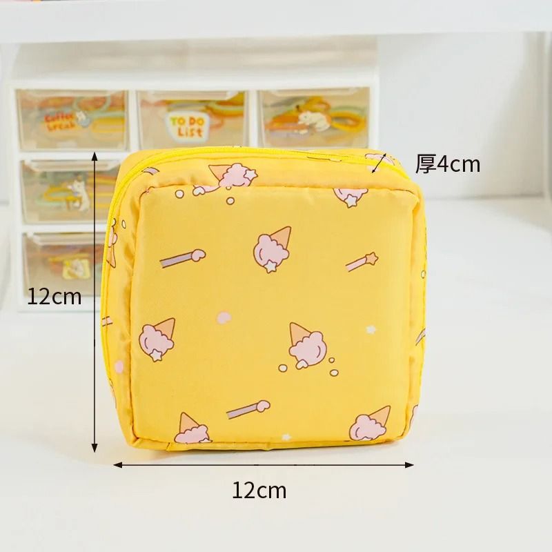 Cartoon Sanitary Napkin Storage Pouch And HighPerformance Portable Hygiene Architecture 4
