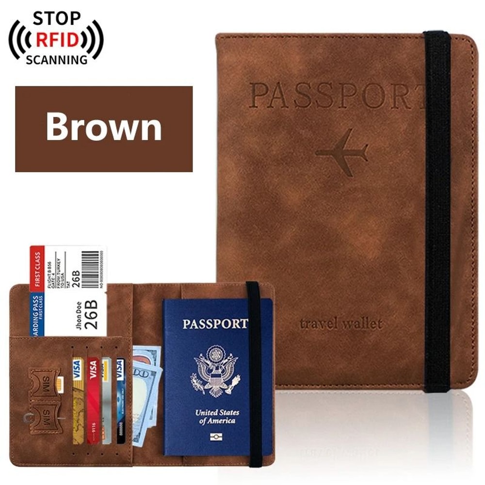 Ultimate RFIDBlocking Passport Wallet And HighPerformance Travel Document Architecture 6