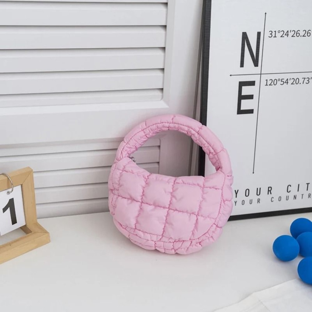 Fashion Mini Puffer Tote Bag And HighPerformance Quilted Nylon Hub Architecture 9