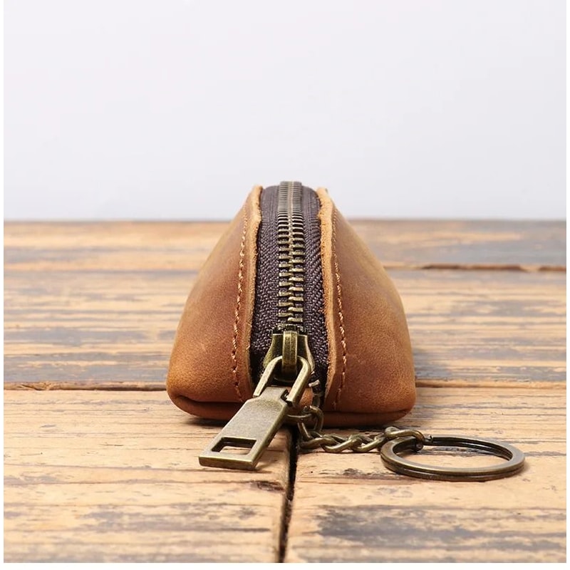 HOMEFISH Vintage Coin Purse And HighPerformance Retro Zipper Clutch Architecture 1