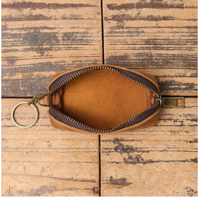 HOMEFISH Vintage Coin Purse And HighPerformance Retro Zipper Clutch Architecture 3