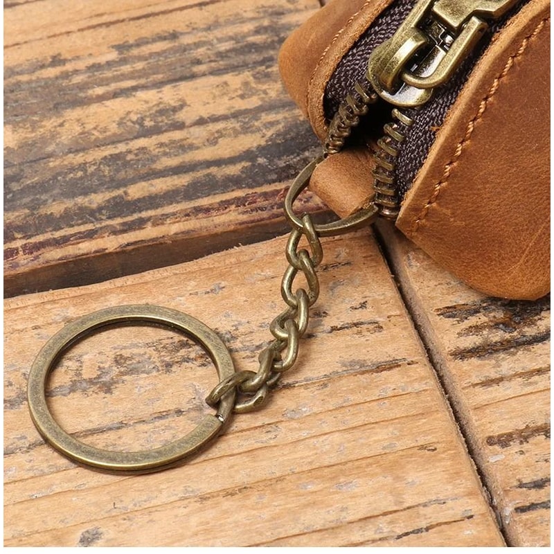 HOMEFISH Vintage Coin Purse And HighPerformance Retro Zipper Clutch Architecture 4