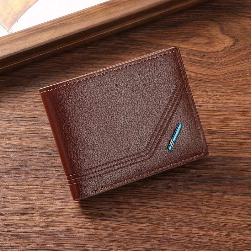 Mens Geometric Bifold Wallet And HighPerformance Slim Business Architecture 14