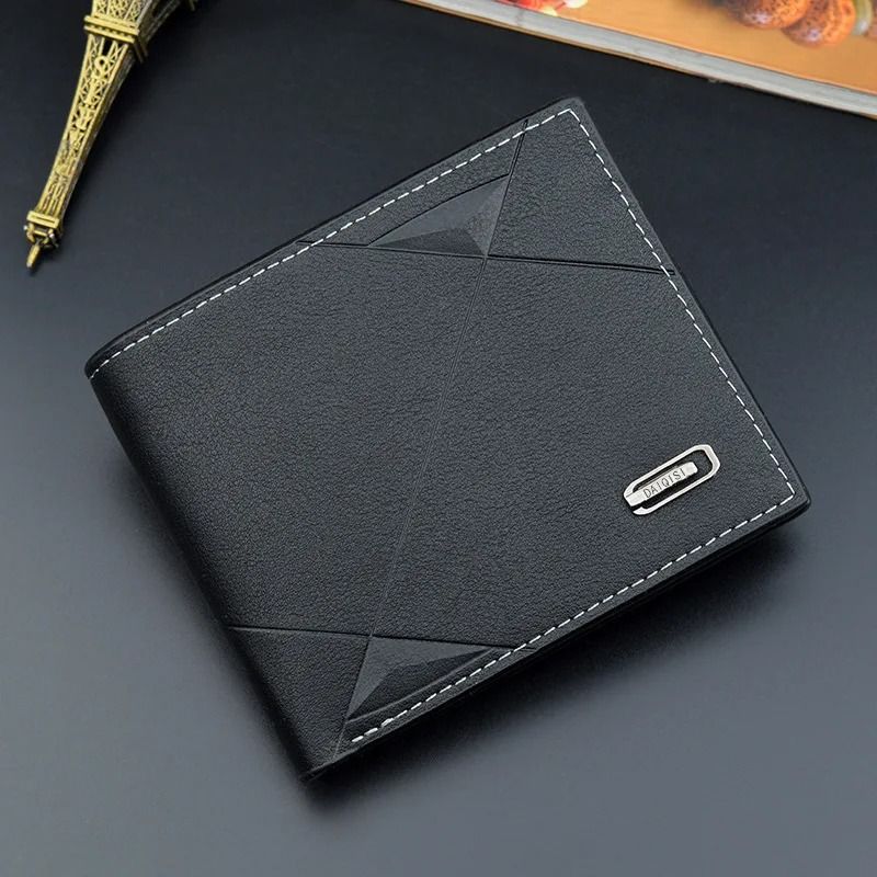 Mens Geometric Bifold Wallet And HighPerformance Slim Business Architecture 8