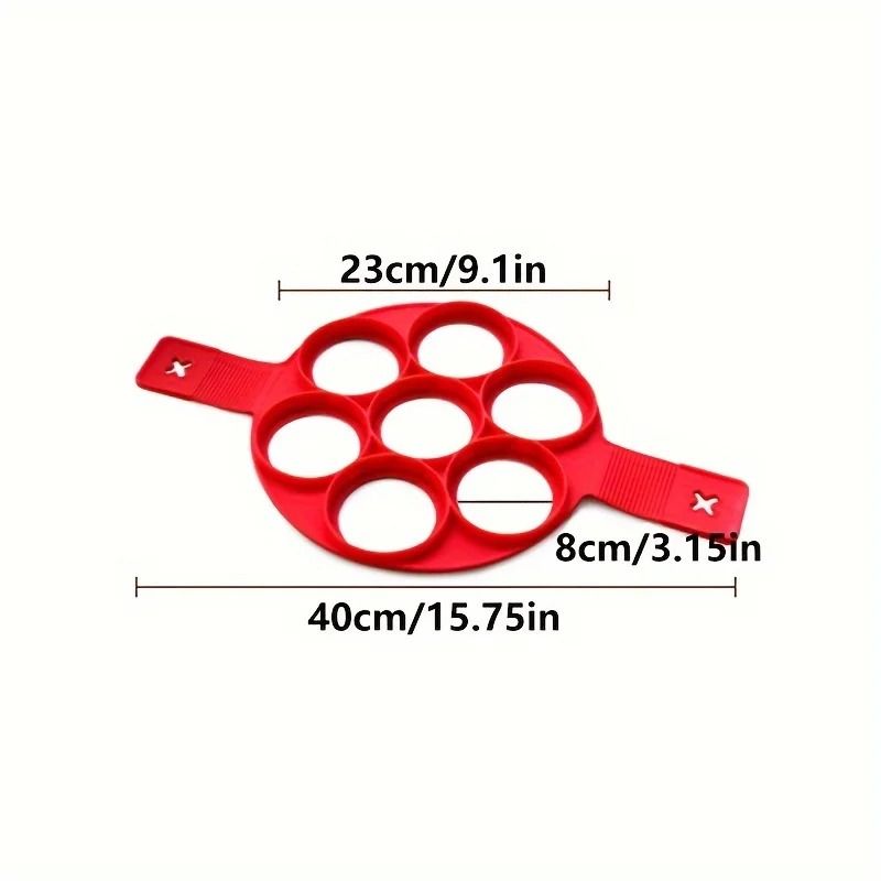 7Hole Silicone Nonstick Pancake Maker And HighPerformance MultiShape Culinary Architecture 5