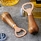 Portable Stainless Steel Bottle Opener And HighPerformance Wooden Grip Architecture 0