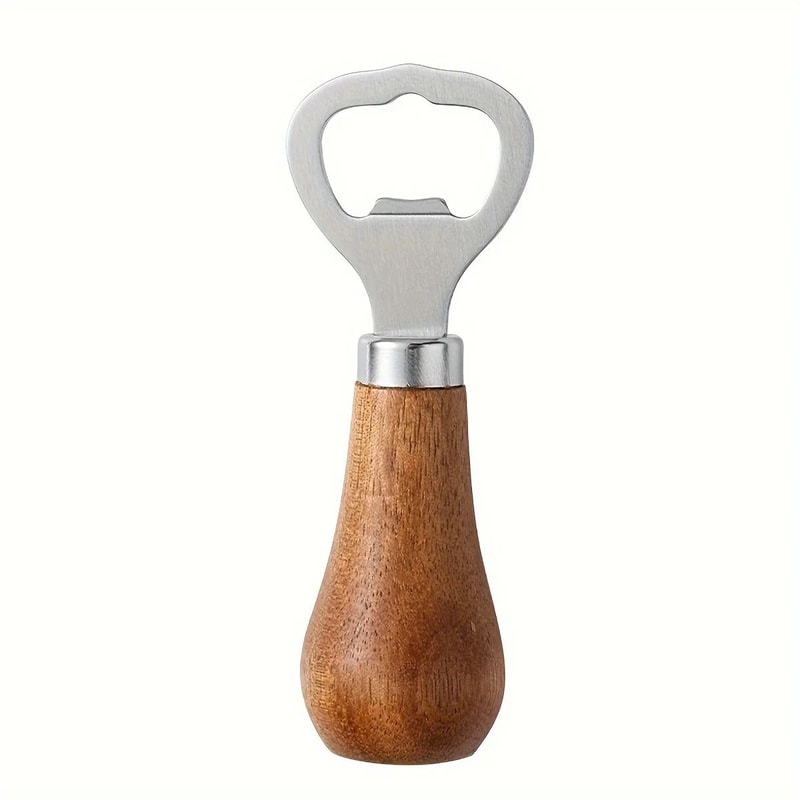 Portable Stainless Steel Bottle Opener And HighPerformance Wooden Grip Architecture 6