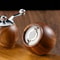 Artisan Acacia Solid Wood Pepper Mill Salt Grinder Set 2