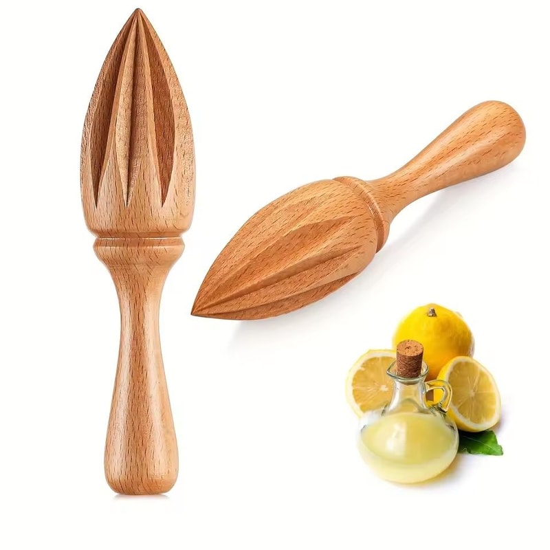 3 Pcs Handcrafted Wooden Lemon Juicer And HighPerformance Citrus Press Architecture 0