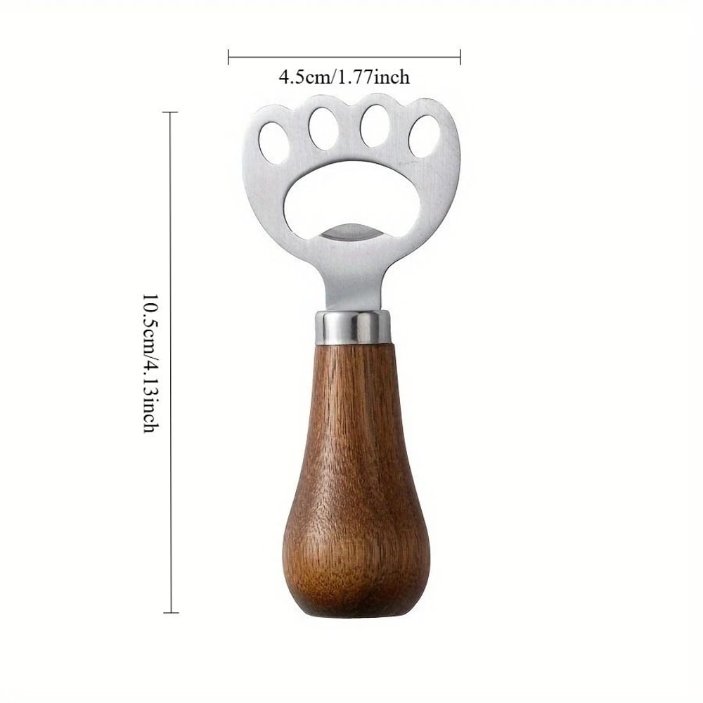 Gemini Said Cat Claw Wood Handle Bottle Opener And High Performance Beverage Access Architecture 5