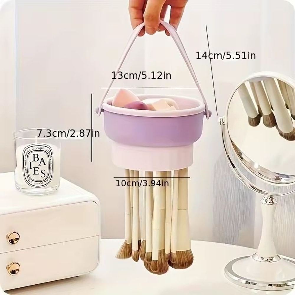 MultiFunctional Makeup Brush Cleaning Bowl And HighPerformance Silicone Drying Architecture 5