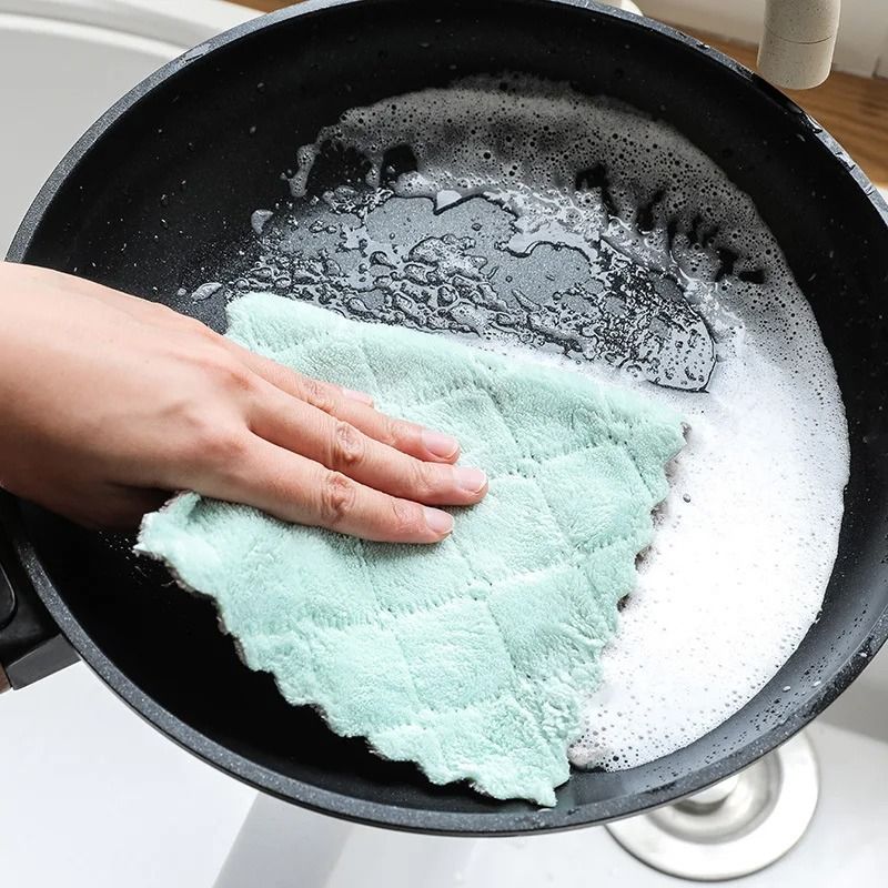 AntiGrease Microfiber Fish Scale Wiping Cloth 3