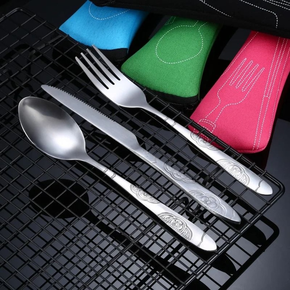 Precision Travel Camping Cutlery Set And HighPerformance Mobile Dining Architecture 2