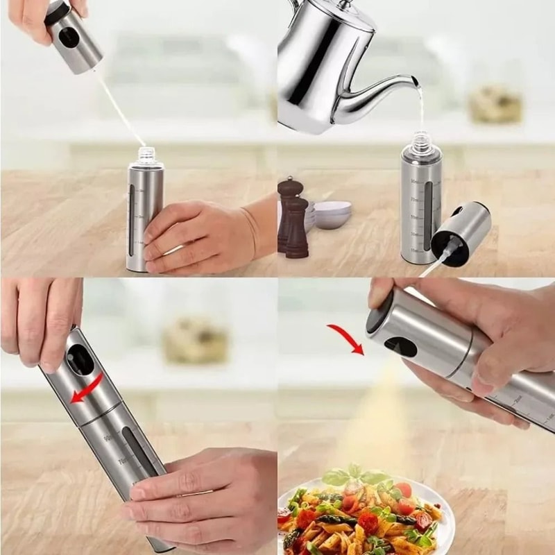 Precision Stainless Steel Oil Sprayer And HighPerformance Culinary Mist Architecture 0