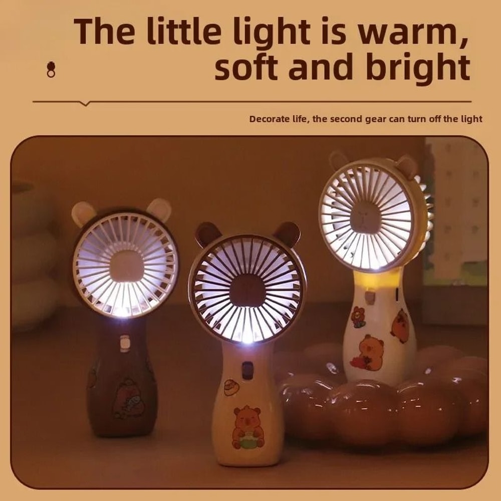 Cool Cartoon Mini Handheld Fan And HighPerformance Thermal Regulation Architecture 3