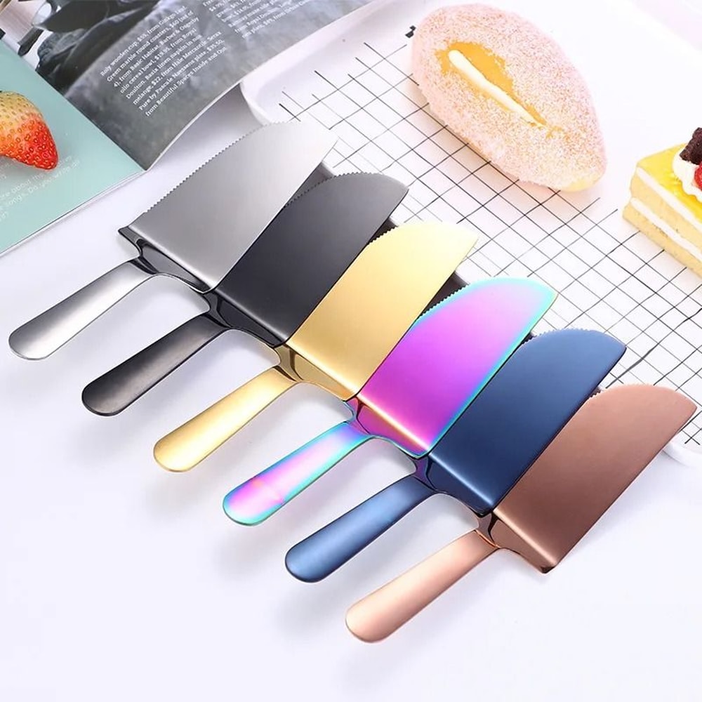 Stainless Steel Cake Shovel And HighPerformance Dessert Service Architecture 1