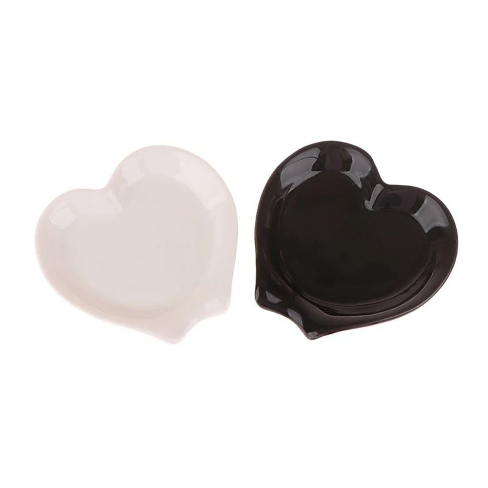 Creative HeartShaped Ceramic Spoon Rest And HighFidelity Tableware Organization Architecture 4
