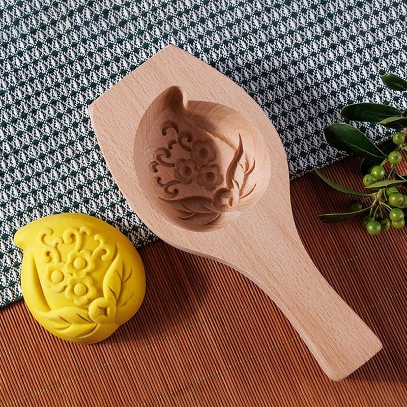 Wooden Steamed Bun Mold And HighFidelity Traditional Pastry Architecture 9