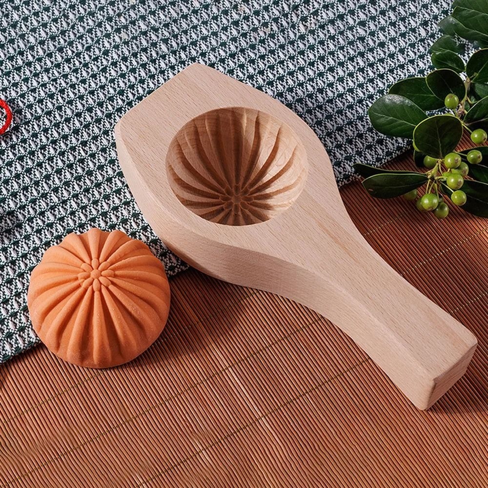 Wooden Steamed Bun Mold And HighFidelity Traditional Pastry Architecture 10