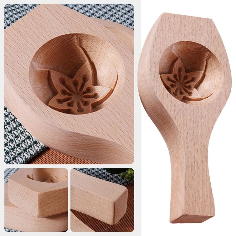 Wooden Steamed Bun Mold And HighFidelity Traditional Pastry Architecture 2