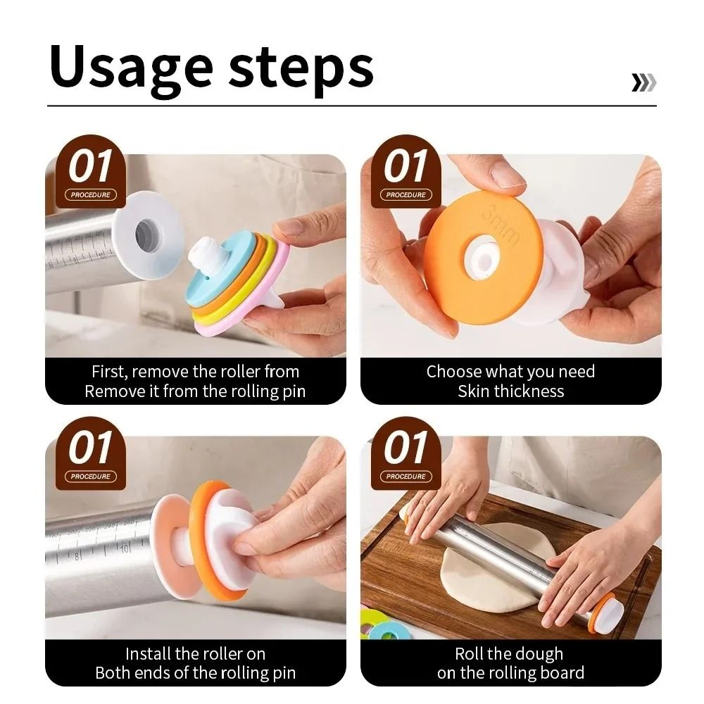 Adjustable Rolling Pin And HighFidelity Dough Calibration Architecture 4
