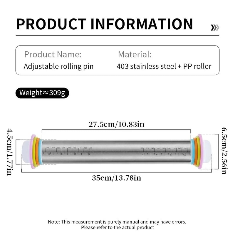Adjustable Rolling Pin And HighFidelity Dough Calibration Architecture 5