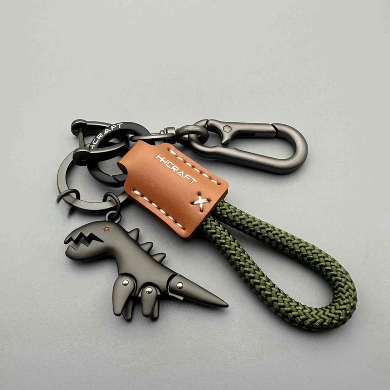 Leather Woven Rope Keychain And HighFidelity Asset Retention Architecture 9