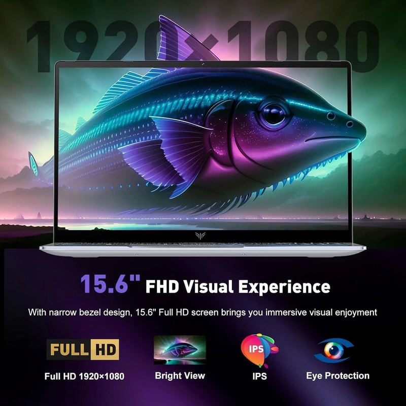 ACEMAGIC 156 Ultra Slim Laptop 16GB RAM 512GB SSD Intel N97 Windows 11 3