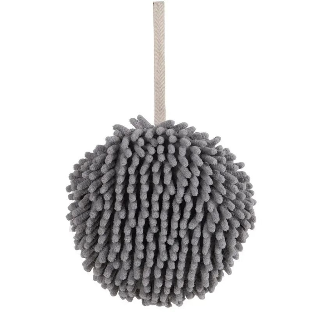 Hanging Soft Chenille Hand Towel Ball With QuickDry Absorbent Microfiber For Kitchen Bathroom 2